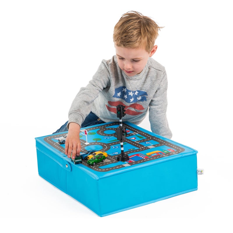 Pop it Up Fun2Give Pop-It-Up Garage with Road Playmat and Storage Playhouse - Image 2